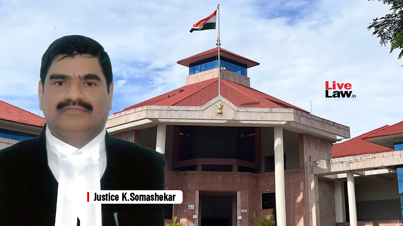 Centre Notifies Appointment Of Justice K Somashekar As Chief Justice Of Manipur High Court